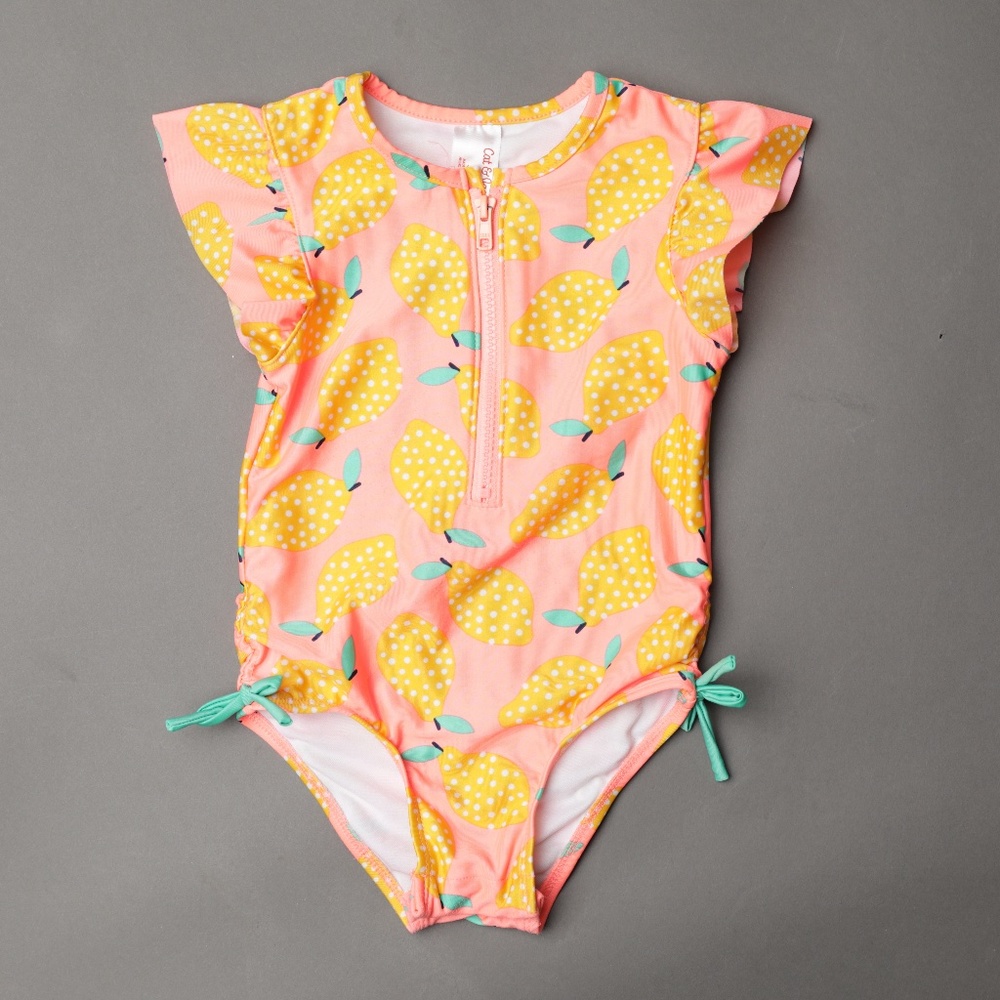 Cat & Jack Lemon Swimsuit 4T